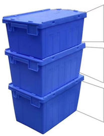 Dostosowane logo Drukowanie plastikowych pojemników z pokrywką / PP Tote Boxes