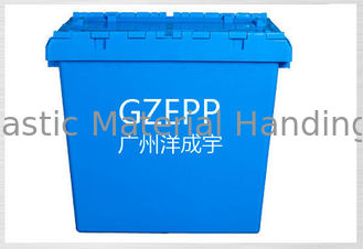 Sorting System 172L Plastic Attached Lid Containers Warehouse Storage