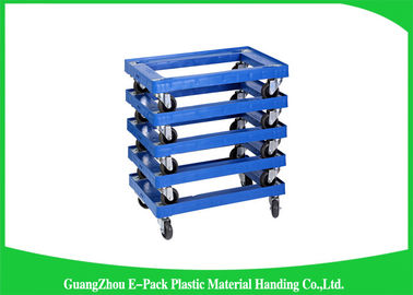 4 koła Heavy DutyPlastic Moving Dolly Duża pojemność Długa żywotność 612 * 412 * 145mm