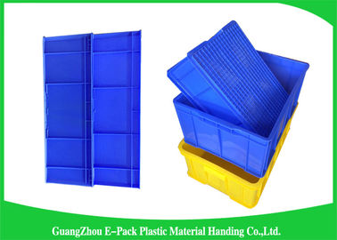 Rolnicze plastikowe pojemniki do układania w stosy, trwałe pudełka do układania w euro 610 * 420 * 150 mm