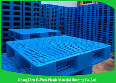Heavy Duty Rackable 1 Ton Steel Wzmocnione niebieskie plastikowe palety 1200 * 1000 mm