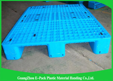 Heavy Duty Rackable 1 Ton Steel Wzmocnione niebieskie plastikowe palety 1200 * 1000 mm