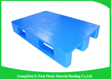 1200 * 800 mm Niebieskie plastikowe palety z trzema prowadnicami, plastikowe palety z płozami Virgin HDPE