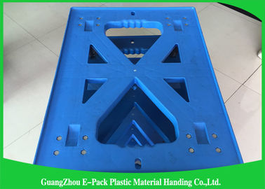 750 * 570 * 175 mm Plastikowa ruchoma paleta Dolly Heavy Duty Cztery koła 100% PP