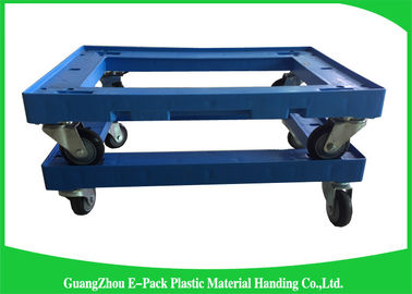 Składana Dolly Heavy Duty, ruchomy sprzęt Dolly Plastikowa rama z kółkami PU