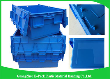 600 * 400 * 315 mm Plastikowe pojemniki z pokrywką, które można układać w stos i umieszczać w gniazdach z PP