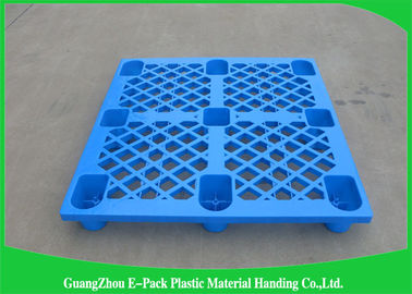 Economica Cargo Nestable Plastikowe palety 9 nóg Export Blue 1200 * 1000mm