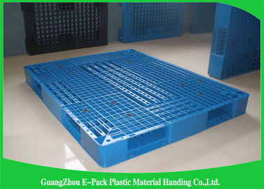 Heavy Duty Rackable 1 Ton Steel Wzmocnione niebieskie plastikowe palety 1200 * 1000 mm