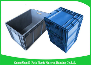 Duże standardowe plastikowe pojemniki do układania w stosy Euro 800 * 600 * 340 mm