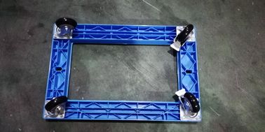Transport Plastikowe wózki do załadunku z 3 calowymi kółkami hamulcowymi PU