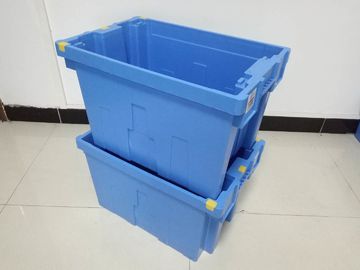 Zagnieżdżanie w stosy Solidna plastikowa skrzynka na zakupy Standardowy rozmiar 600 * 400 mm