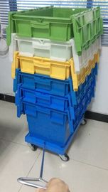 3 cale Cztery koła PU Plastikowe układanie steru Dolly Rudder Dostosowane