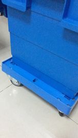 3 cale Cztery koła PU Plastikowe układanie steru Dolly Rudder Dostosowane