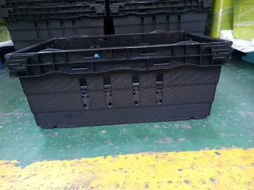 Pudełka do przechowywania w supermarketach 600 * 400 mm Materiał Virgin PP 6 różnych wysokości