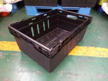 Pudełka do przechowywania w supermarketach 600 * 400 mm Materiał Virgin PP 6 różnych wysokości