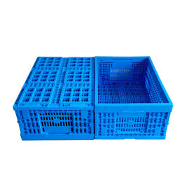 Załadunek świeżej żywności Plastikowe składane skrzynie Struktura siatki 600 * 400 * 240 mm