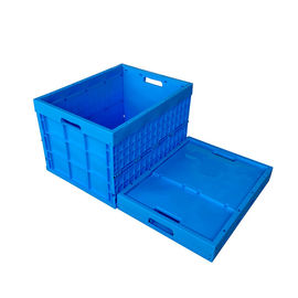 750 * 580 mm Większe plastikowe składane kontenery logistyczne z wygodnymi kółkami