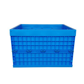 750 * 580 mm Większe plastikowe składane kontenery logistyczne z wygodnymi kółkami