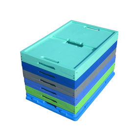 Ładowność 30 kg Składane pojemniki do układania w stos Virgin PP Seria 600 * 400 mm