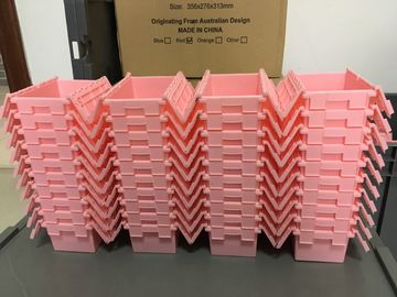 Mały rozmiar 120 * 80 * 60 mm Plastikowe pudełka do pakowania w stosy Dołączone pokrywy