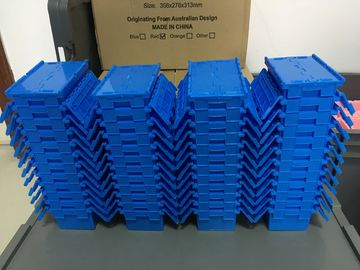 Mały rozmiar 120 * 80 * 60 mm Plastikowe pudełka do pakowania w stosy Dołączone pokrywy