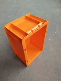Pojemniki Euro w kolorze pomarańczowym 300 * 200 mm / Plastikowe pojemniki do układania w stos