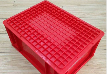 Virgin Plastic Red Euro Stacking Containers 400 * 300 mm Opcja sortowania przenośników taśmowych