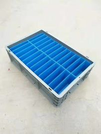 800 * 600 * 120 mm Plastikowe pojemniki do układania w stos Virgin PP lub PE / Pudełka do układania w euro