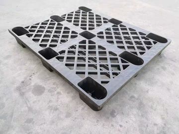 Wzmocnione HDPE 1200 * 1000 Mm czarne plastikowe palety