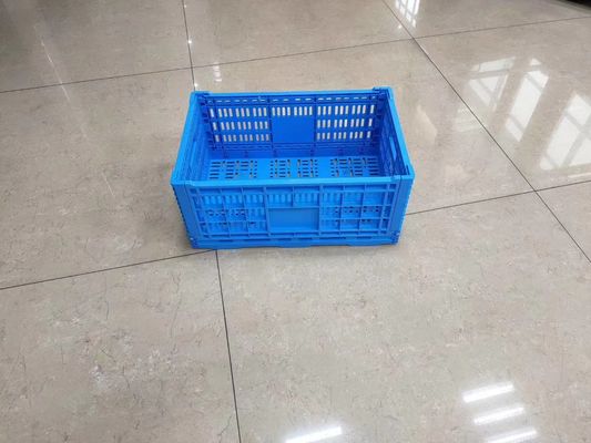 Pionowe układanie w stosy plastikowe skrzynki na owoce i warzywa Kosze do transportu świeżej żywności z otworami