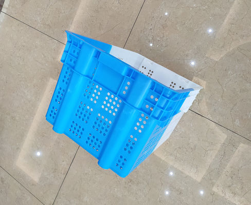 Dwukolorowa wysyłka Gniazdowe plastikowe skrzynki na owoce i warzywa