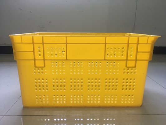 600 * 400 mm Plastikowe skrzynie na owoce i warzywa Układane w stosy Dystrybucja obrotu