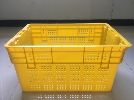 600 * 400 mm Plastikowe skrzynie na owoce i warzywa Układane w stosy Dystrybucja obrotu