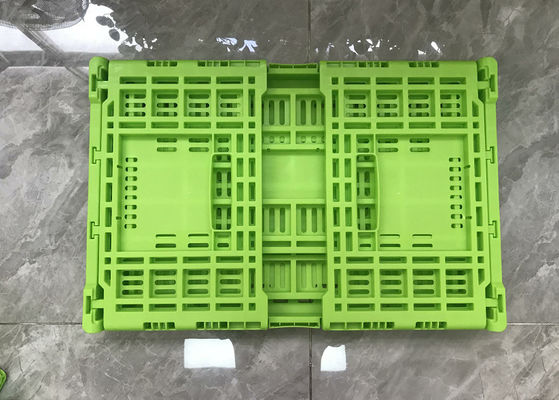 Wytrzymałe plastikowe składane skrzynki na warzywa 600 * 400 * 300 mm
