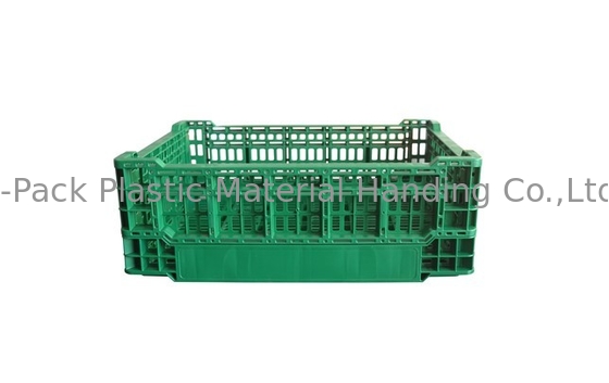 Warzywa Składana plastikowa skrzynia Przemysłowe skrzynie do przechowywania owoców 400 * 300 * 140 mm