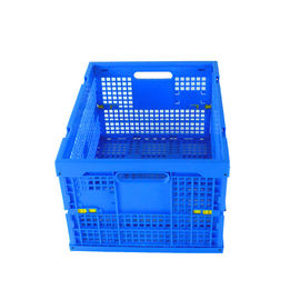 Mesh Collapsible Plastic Crates For Fruits And Vegetables Storage