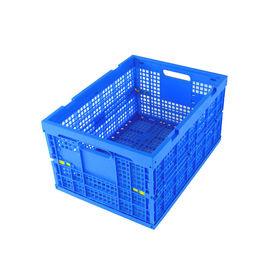 Mesh Collapsible Plastic Crates For Fruits And Vegetables Storage