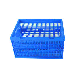 Mesh Collapsible Plastic Crates For Fruits And Vegetables Storage