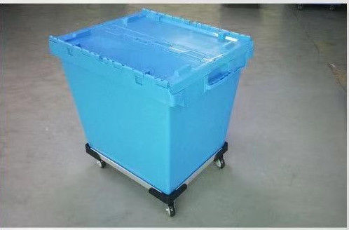 Sorting System 172L Plastic Attached Lid Containers Warehouse Storage