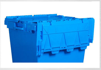 Sorting System 172L Plastic Attached Lid Containers Warehouse Storage